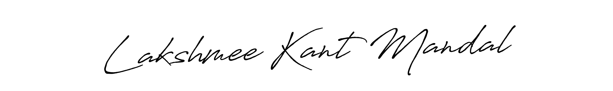 How to make Lakshmee Kant Mandal signature? Antro_Vectra_Bolder is a professional autograph style. Create handwritten signature for Lakshmee Kant Mandal name. Lakshmee Kant Mandal signature style 7 images and pictures png