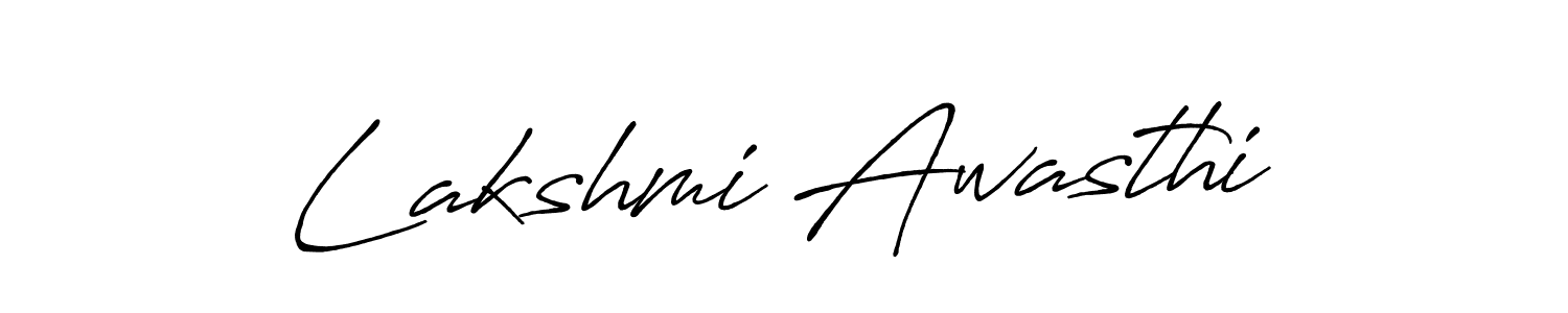 Make a beautiful signature design for name Lakshmi Awasthi. Use this online signature maker to create a handwritten signature for free. Lakshmi Awasthi signature style 7 images and pictures png