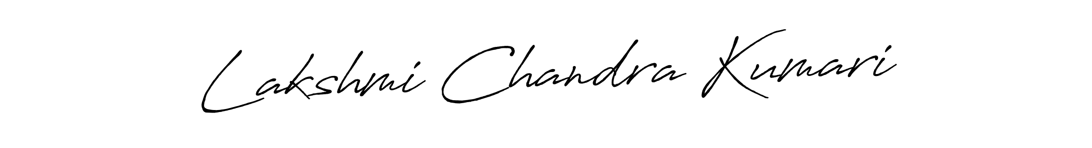 Also we have Lakshmi Chandra Kumari name is the best signature style. Create professional handwritten signature collection using Antro_Vectra_Bolder autograph style. Lakshmi Chandra Kumari signature style 7 images and pictures png