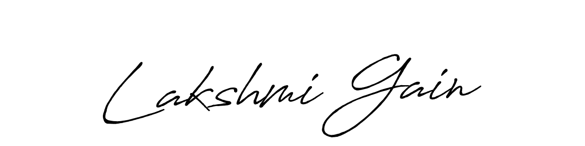 Similarly Antro_Vectra_Bolder is the best handwritten signature design. Signature creator online .You can use it as an online autograph creator for name Lakshmi Gain. Lakshmi Gain signature style 7 images and pictures png