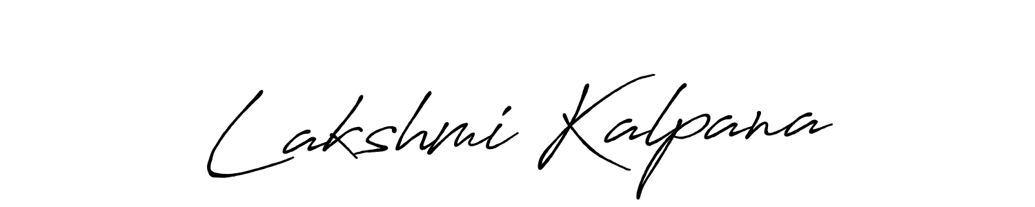 Use a signature maker to create a handwritten signature online. With this signature software, you can design (Antro_Vectra_Bolder) your own signature for name Lakshmi Kalpana. Lakshmi Kalpana signature style 7 images and pictures png