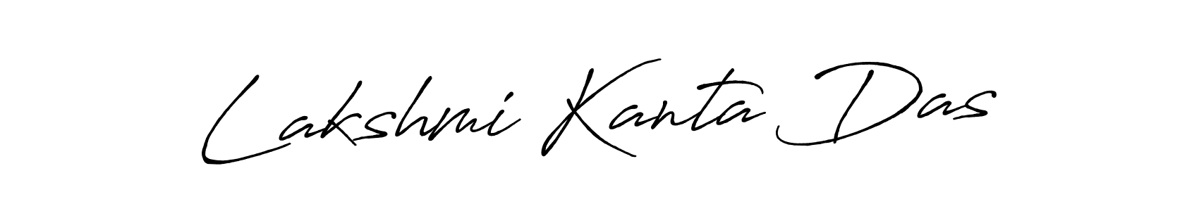 Create a beautiful signature design for name Lakshmi Kanta Das. With this signature (Antro_Vectra_Bolder) fonts, you can make a handwritten signature for free. Lakshmi Kanta Das signature style 7 images and pictures png