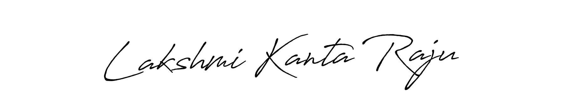 Use a signature maker to create a handwritten signature online. With this signature software, you can design (Antro_Vectra_Bolder) your own signature for name Lakshmi Kanta Raju. Lakshmi Kanta Raju signature style 7 images and pictures png