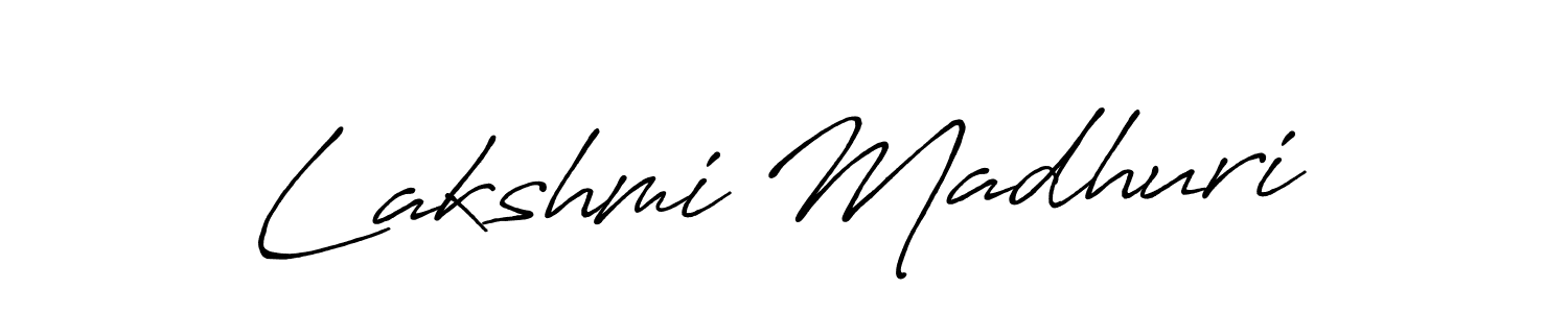 if you are searching for the best signature style for your name Lakshmi Madhuri. so please give up your signature search. here we have designed multiple signature styles  using Antro_Vectra_Bolder. Lakshmi Madhuri signature style 7 images and pictures png