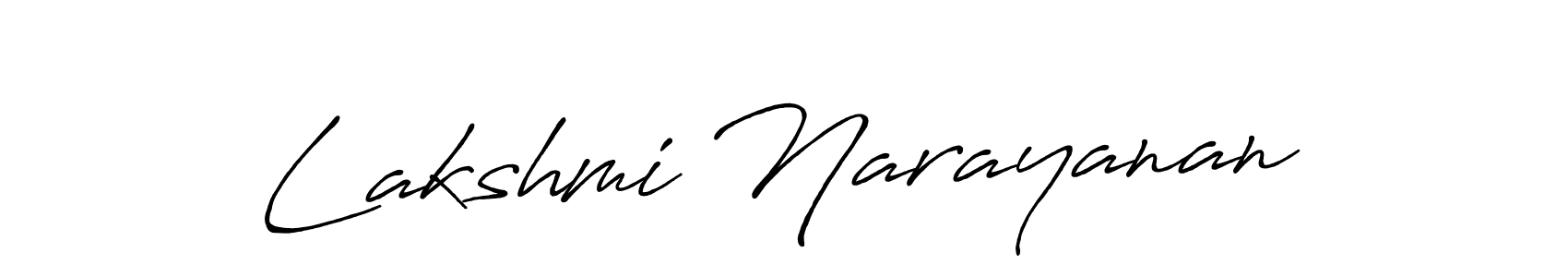 You should practise on your own different ways (Antro_Vectra_Bolder) to write your name (Lakshmi Narayanan) in signature. don't let someone else do it for you. Lakshmi Narayanan signature style 7 images and pictures png