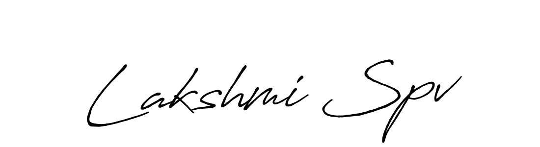 How to make Lakshmi Spv signature? Antro_Vectra_Bolder is a professional autograph style. Create handwritten signature for Lakshmi Spv name. Lakshmi Spv signature style 7 images and pictures png