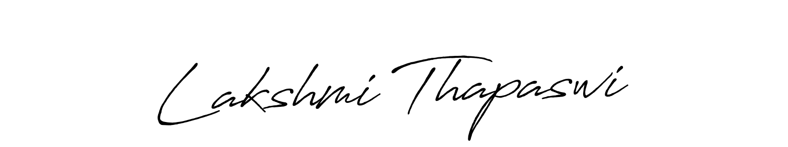 You should practise on your own different ways (Antro_Vectra_Bolder) to write your name (Lakshmi Thapaswi) in signature. don't let someone else do it for you. Lakshmi Thapaswi signature style 7 images and pictures png
