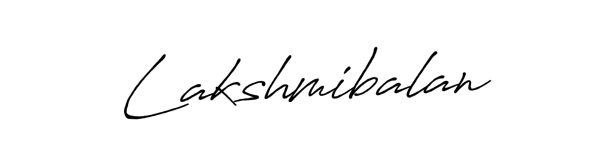 How to make Lakshmibalan signature? Antro_Vectra_Bolder is a professional autograph style. Create handwritten signature for Lakshmibalan name. Lakshmibalan signature style 7 images and pictures png