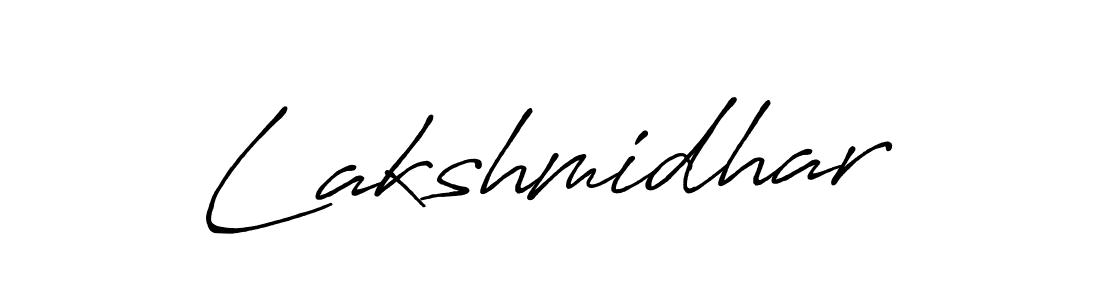 Also we have Lakshmidhar name is the best signature style. Create professional handwritten signature collection using Antro_Vectra_Bolder autograph style. Lakshmidhar signature style 7 images and pictures png