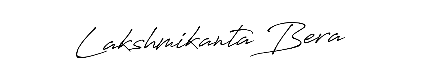 Design your own signature with our free online signature maker. With this signature software, you can create a handwritten (Antro_Vectra_Bolder) signature for name Lakshmikanta Bera. Lakshmikanta Bera signature style 7 images and pictures png