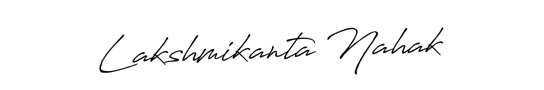 Also You can easily find your signature by using the search form. We will create Lakshmikanta Nahak name handwritten signature images for you free of cost using Antro_Vectra_Bolder sign style. Lakshmikanta Nahak signature style 7 images and pictures png