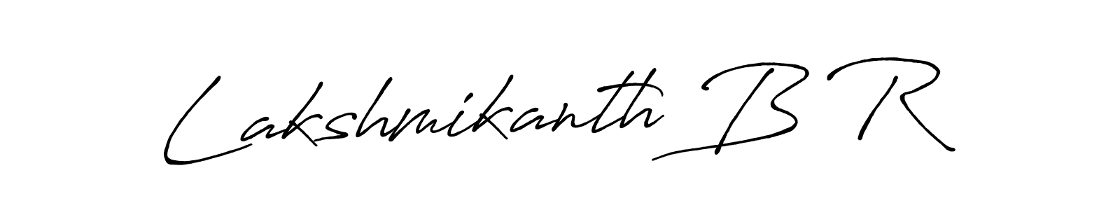 Design your own signature with our free online signature maker. With this signature software, you can create a handwritten (Antro_Vectra_Bolder) signature for name Lakshmikanth B R. Lakshmikanth B R signature style 7 images and pictures png