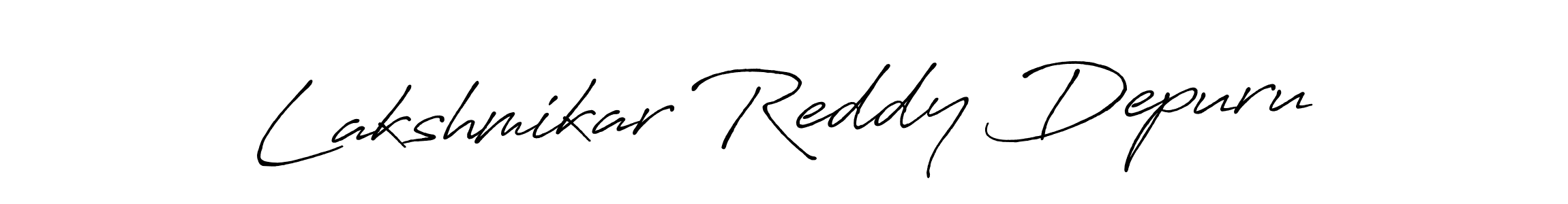 Also we have Lakshmikar Reddy Depuru name is the best signature style. Create professional handwritten signature collection using Antro_Vectra_Bolder autograph style. Lakshmikar Reddy Depuru signature style 7 images and pictures png
