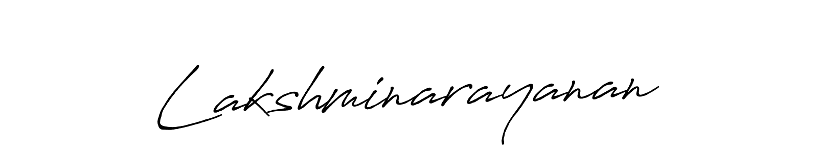 if you are searching for the best signature style for your name Lakshminarayanan. so please give up your signature search. here we have designed multiple signature styles  using Antro_Vectra_Bolder. Lakshminarayanan signature style 7 images and pictures png