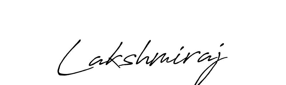 How to make Lakshmiraj signature? Antro_Vectra_Bolder is a professional autograph style. Create handwritten signature for Lakshmiraj name. Lakshmiraj signature style 7 images and pictures png