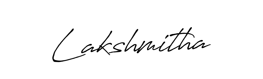 Once you've used our free online signature maker to create your best signature Antro_Vectra_Bolder style, it's time to enjoy all of the benefits that Lakshmitha name signing documents. Lakshmitha signature style 7 images and pictures png