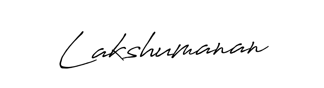 Create a beautiful signature design for name Lakshumanan. With this signature (Antro_Vectra_Bolder) fonts, you can make a handwritten signature for free. Lakshumanan signature style 7 images and pictures png