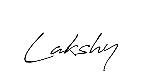 Antro_Vectra_Bolder is a professional signature style that is perfect for those who want to add a touch of class to their signature. It is also a great choice for those who want to make their signature more unique. Get Lakshy name to fancy signature for free. Lakshy signature style 7 images and pictures png