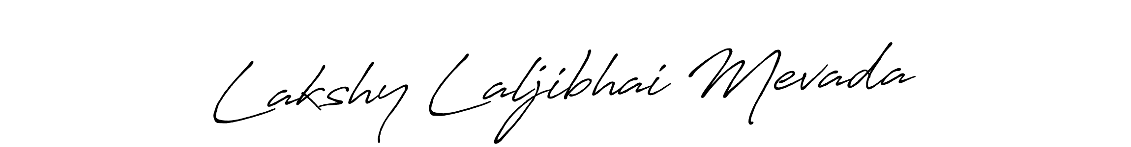 Design your own signature with our free online signature maker. With this signature software, you can create a handwritten (Antro_Vectra_Bolder) signature for name Lakshy Laljibhai Mevada. Lakshy Laljibhai Mevada signature style 7 images and pictures png