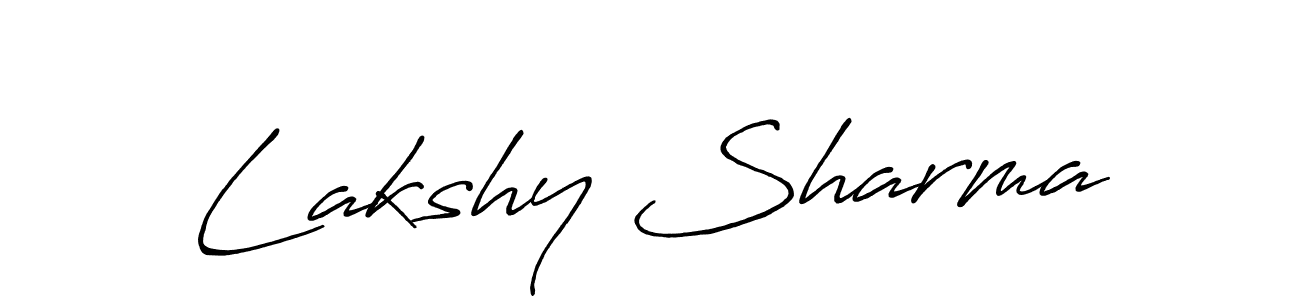 Make a beautiful signature design for name Lakshy Sharma. Use this online signature maker to create a handwritten signature for free. Lakshy Sharma signature style 7 images and pictures png