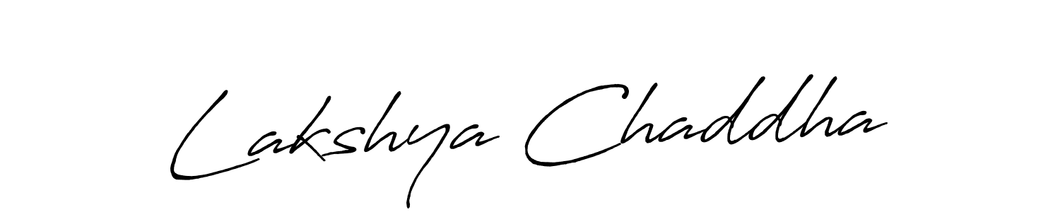 Antro_Vectra_Bolder is a professional signature style that is perfect for those who want to add a touch of class to their signature. It is also a great choice for those who want to make their signature more unique. Get Lakshya Chaddha name to fancy signature for free. Lakshya Chaddha signature style 7 images and pictures png