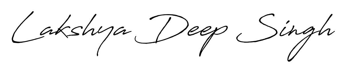 Use a signature maker to create a handwritten signature online. With this signature software, you can design (Antro_Vectra_Bolder) your own signature for name Lakshya Deep Singh. Lakshya Deep Singh signature style 7 images and pictures png