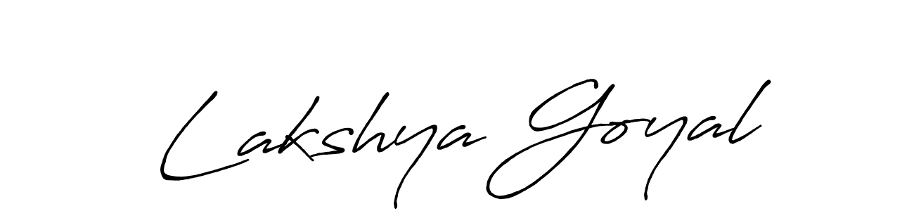 Also You can easily find your signature by using the search form. We will create Lakshya Goyal name handwritten signature images for you free of cost using Antro_Vectra_Bolder sign style. Lakshya Goyal signature style 7 images and pictures png