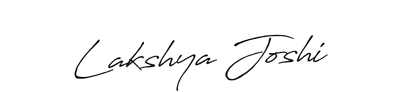 You should practise on your own different ways (Antro_Vectra_Bolder) to write your name (Lakshya Joshi) in signature. don't let someone else do it for you. Lakshya Joshi signature style 7 images and pictures png