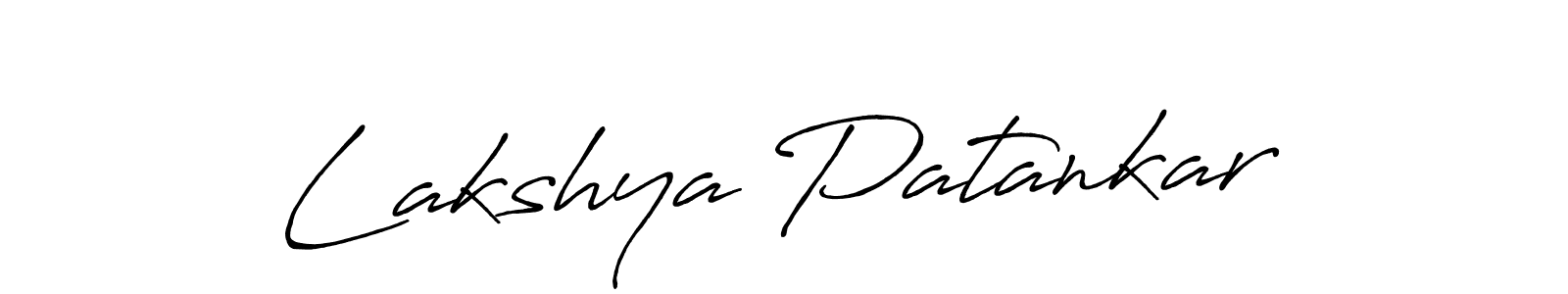 Lakshya Patankar stylish signature style. Best Handwritten Sign (Antro_Vectra_Bolder) for my name. Handwritten Signature Collection Ideas for my name Lakshya Patankar. Lakshya Patankar signature style 7 images and pictures png