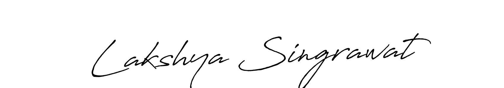 Similarly Antro_Vectra_Bolder is the best handwritten signature design. Signature creator online .You can use it as an online autograph creator for name Lakshya Singrawat. Lakshya Singrawat signature style 7 images and pictures png
