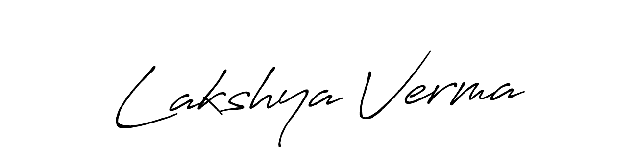 Also we have Lakshya Verma name is the best signature style. Create professional handwritten signature collection using Antro_Vectra_Bolder autograph style. Lakshya Verma signature style 7 images and pictures png