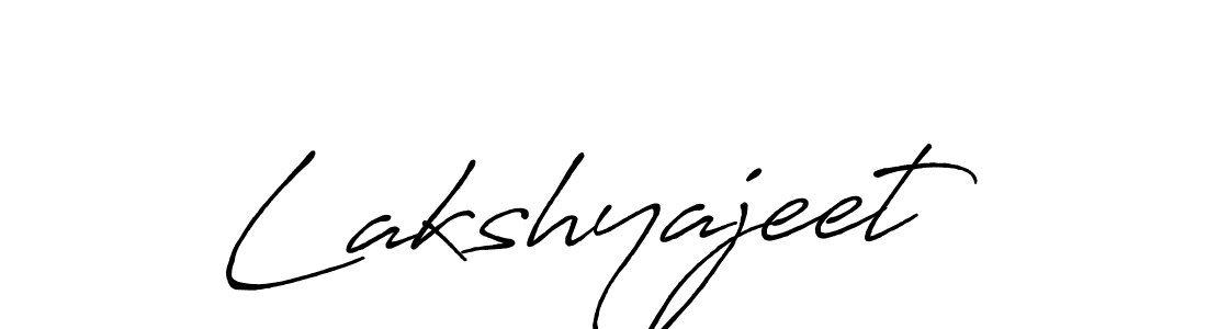 Lakshyajeet stylish signature style. Best Handwritten Sign (Antro_Vectra_Bolder) for my name. Handwritten Signature Collection Ideas for my name Lakshyajeet. Lakshyajeet signature style 7 images and pictures png
