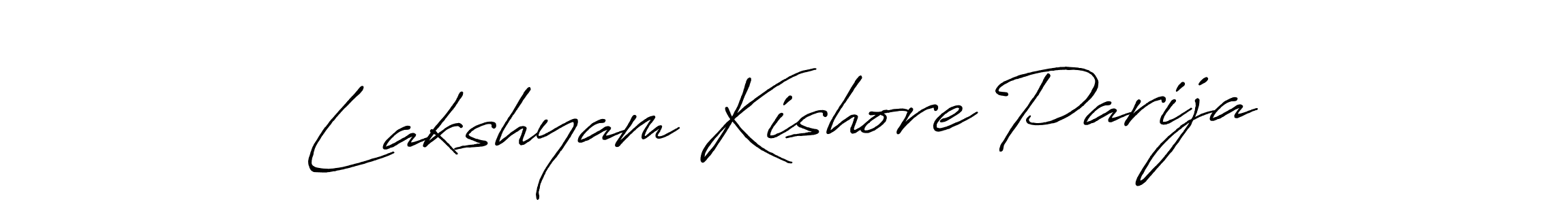 The best way (Antro_Vectra_Bolder) to make a short signature is to pick only two or three words in your name. The name Lakshyam Kishore Parija include a total of six letters. For converting this name. Lakshyam Kishore Parija signature style 7 images and pictures png