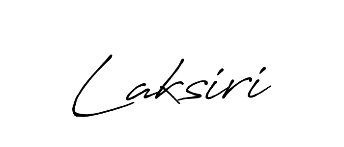 The best way (Antro_Vectra_Bolder) to make a short signature is to pick only two or three words in your name. The name Laksiri include a total of six letters. For converting this name. Laksiri signature style 7 images and pictures png