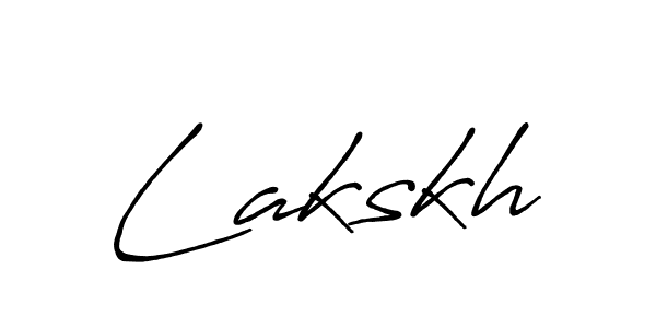 Create a beautiful signature design for name Lakskh. With this signature (Antro_Vectra_Bolder) fonts, you can make a handwritten signature for free. Lakskh signature style 7 images and pictures png