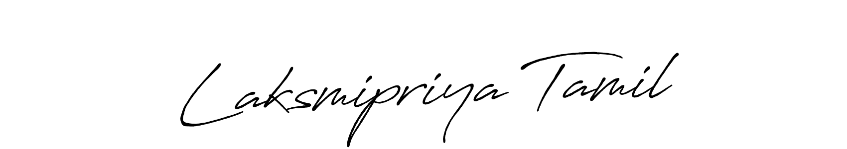 How to Draw Laksmipriya Tamil signature style? Antro_Vectra_Bolder is a latest design signature styles for name Laksmipriya Tamil. Laksmipriya Tamil signature style 7 images and pictures png