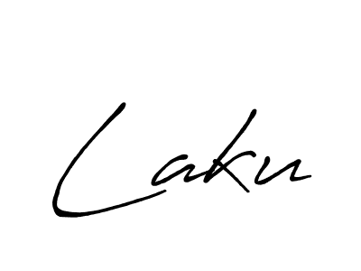 if you are searching for the best signature style for your name Laku. so please give up your signature search. here we have designed multiple signature styles  using Antro_Vectra_Bolder. Laku signature style 7 images and pictures png