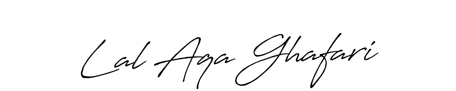 Make a beautiful signature design for name Lal Aqa Ghafari. With this signature (Antro_Vectra_Bolder) style, you can create a handwritten signature for free. Lal Aqa Ghafari signature style 7 images and pictures png