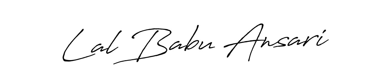 Similarly Antro_Vectra_Bolder is the best handwritten signature design. Signature creator online .You can use it as an online autograph creator for name Lal Babu Ansari. Lal Babu Ansari signature style 7 images and pictures png