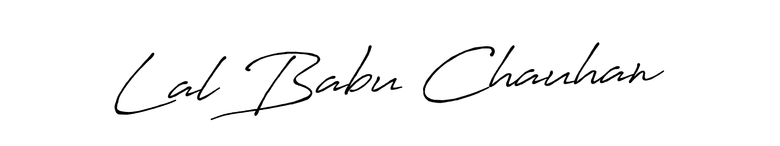 Design your own signature with our free online signature maker. With this signature software, you can create a handwritten (Antro_Vectra_Bolder) signature for name Lal Babu Chauhan. Lal Babu Chauhan signature style 7 images and pictures png