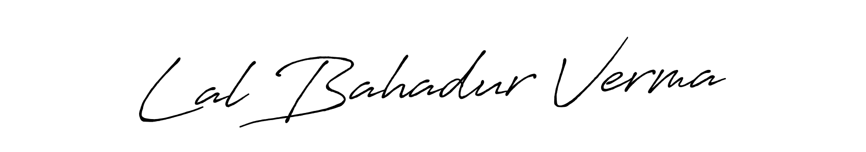 Also we have Lal Bahadur Verma name is the best signature style. Create professional handwritten signature collection using Antro_Vectra_Bolder autograph style. Lal Bahadur Verma signature style 7 images and pictures png