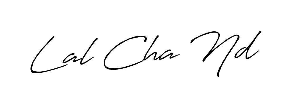 Similarly Antro_Vectra_Bolder is the best handwritten signature design. Signature creator online .You can use it as an online autograph creator for name Lal Cha Nd. Lal Cha Nd signature style 7 images and pictures png