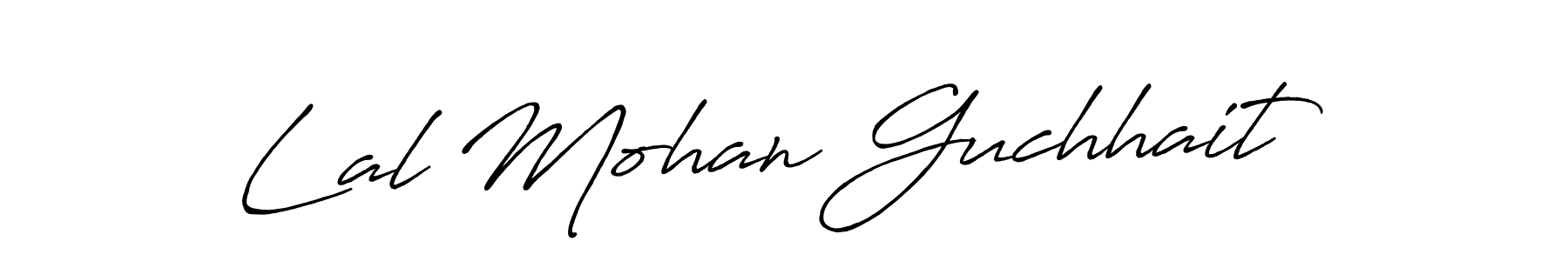 It looks lik you need a new signature style for name Lal Mohan Guchhait. Design unique handwritten (Antro_Vectra_Bolder) signature with our free signature maker in just a few clicks. Lal Mohan Guchhait signature style 7 images and pictures png