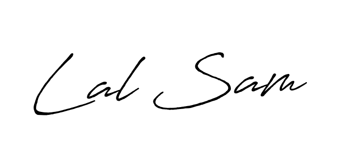 Design your own signature with our free online signature maker. With this signature software, you can create a handwritten (Antro_Vectra_Bolder) signature for name Lal Sam. Lal Sam signature style 7 images and pictures png