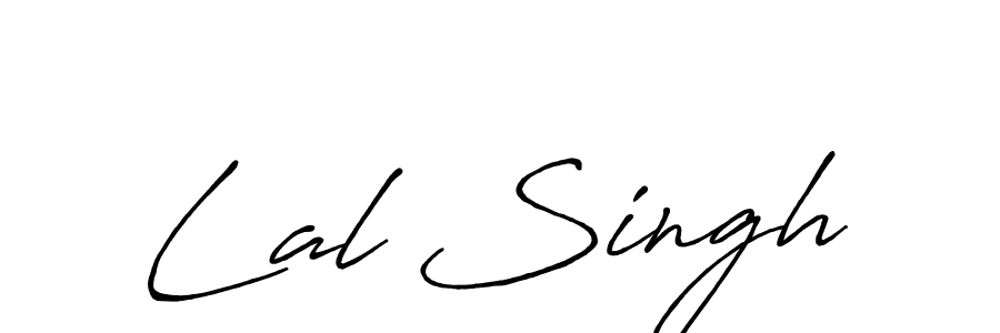 Make a beautiful signature design for name Lal Singh. With this signature (Antro_Vectra_Bolder) style, you can create a handwritten signature for free. Lal Singh signature style 7 images and pictures png