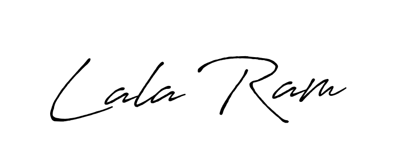 Make a beautiful signature design for name Lala Ram. With this signature (Antro_Vectra_Bolder) style, you can create a handwritten signature for free. Lala Ram signature style 7 images and pictures png