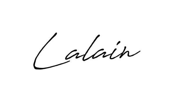 Make a beautiful signature design for name Lalain. With this signature (Antro_Vectra_Bolder) style, you can create a handwritten signature for free. Lalain signature style 7 images and pictures png