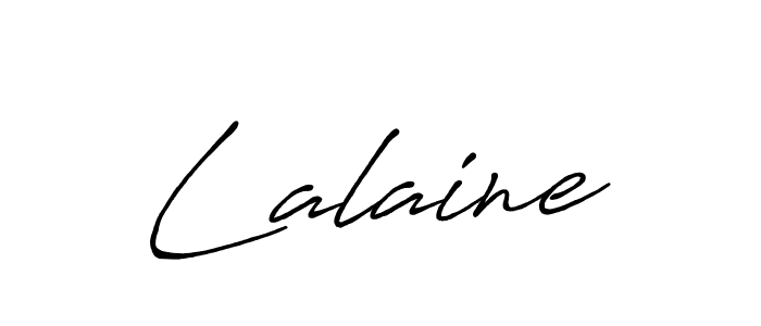 How to make Lalaine signature? Antro_Vectra_Bolder is a professional autograph style. Create handwritten signature for Lalaine name. Lalaine signature style 7 images and pictures png