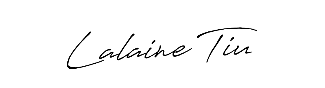 The best way (Antro_Vectra_Bolder) to make a short signature is to pick only two or three words in your name. The name Lalaine Tiu include a total of six letters. For converting this name. Lalaine Tiu signature style 7 images and pictures png