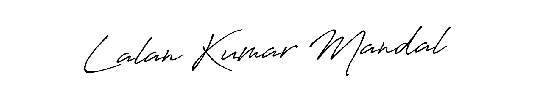 Lalan Kumar Mandal stylish signature style. Best Handwritten Sign (Antro_Vectra_Bolder) for my name. Handwritten Signature Collection Ideas for my name Lalan Kumar Mandal. Lalan Kumar Mandal signature style 7 images and pictures png